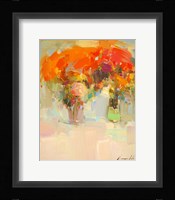 Vase of Yellow Flowers 1 Framed Print