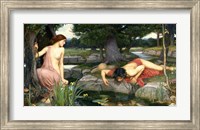 Echo and Narcissus, 1903 Fine Art Print