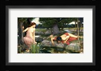 Echo and Narcissus, 1903 Fine Art Print