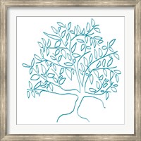 A Teal Tree Fine Art Print