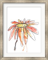 Orange Modern Botanical Fine Art Print