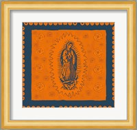 Orange and Blue Mary Fine Art Print