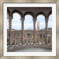 Arches with Campanile Vista Fine Art Print