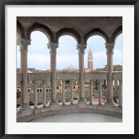 Arches with Campanile Vista Fine Art Print