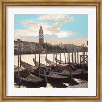 Campanile Vista with Gondolas Fine Art Print