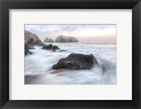Crescent Beach Waves 2 Fine Art Print