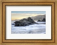 Crescent Beach Waves 4 Fine Art Print