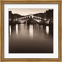 Ponte Rialto di Notte Fine Art Print