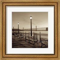 San Francisco Bay Bridge at Dusk Fine Art Print