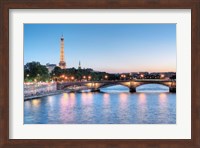 Twilight on the Seine Fine Art Print