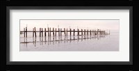 Vintage Pier at Fishing Village Fine Art Print