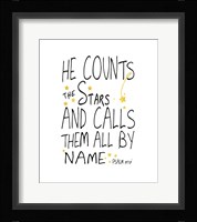He Counts His Stars Fine Art Print