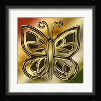 Golden Butterfly Fine Art Print