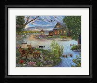 Coffee on the Lakeshore Fine Art Print