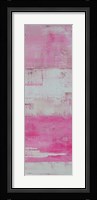 Panels in Pink I Framed Print