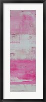 Panels in Pink I Framed Print
