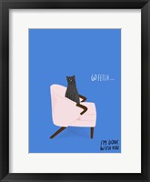 Mod Cats II Framed Print