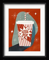 Retro Refreshments II Framed Print