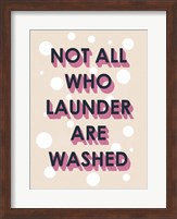 Laundry Typography I Fine Art Print