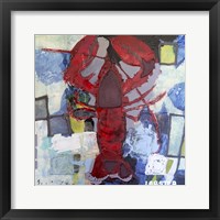 Brilliant Maine Lobster I Framed Print