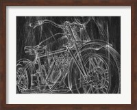 Motorcycle Mechanical Sketch I Fine Art Print