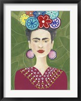 Frida Floral II Fine Art Print