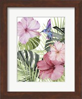 Hibiscus & Hummingbird I Fine Art Print