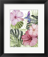 Hibiscus & Hummingbird I Fine Art Print