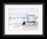 Dawn Beach Break I Framed Print
