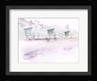 Dawn Beach Break II Framed Print