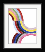 Deconstructed Rainbow III Framed Print