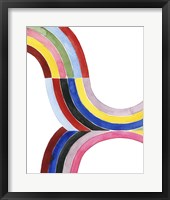 Deconstructed Rainbow III Framed Print