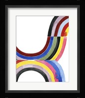 Deconstructed Rainbow IV Framed Print