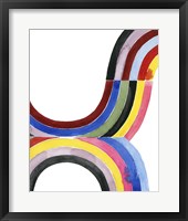 Deconstructed Rainbow IV Framed Print