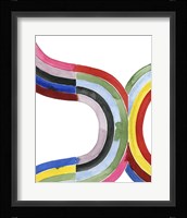 Deconstructed Rainbow V Framed Print