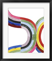 Deconstructed Rainbow V Framed Print