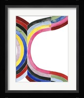 Deconstructed Rainbow VI Framed Print