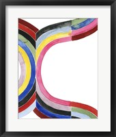 Deconstructed Rainbow VI Framed Print