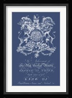 Heraldry on Navy I Fine Art Print
