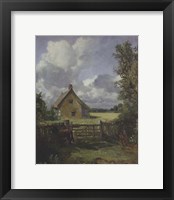 Cottage in a Cornfield, 1833 Framed Print