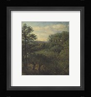 Valley Scene with Trees Fine Art Print