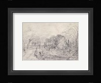 A Bridge Near Salisbury Court Fine Art Print