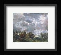 Study of Sky and Trees Fine Art Print