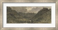 Landscape of Hills and Mountains Fine Art Print