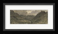 Landscape of Hills and Mountains Fine Art Print