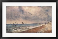 Hove Beach with Fishing Boats Fine Art Print