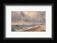 Hove Beach with Fishing Boats Fine Art Print
