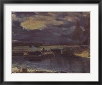 Barges on the Stour Fine Art Print