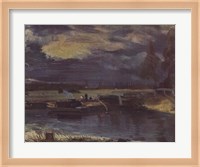 Barges on the Stour Fine Art Print