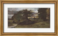 Landscape with Cottages Fine Art Print